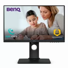  Monitor Benq Gw2480t Led, 60.5 Cm (23.8), 1xhdmi, 1xvga, 1xdp, 1920 X 1080 Pixeles, Respuesta 5 Ms, Panel Ips, Color Negro