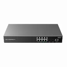Switch Grandstream Networks Gwn7801p Gestionado, L2+, Cantidad De Puertos 8, Gigabit Ethernet (10/100/1000), 20 Gbit/s, Negro