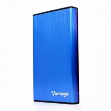 Gabinete Enclosure Vorago 201, Para Discos De 2.5 Pulgadas, Sata- Usb 3.0, Azul, Aluminio