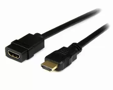 Cable alargador HDMI de alta velocidad (0.5 m, macho a hembra)
