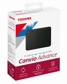 Disco Duro Externo Toshiba Canvio Advance 4 Tb, Usb Tipo A 3.2 Gen 1 (3.1 Gen 1), Negro