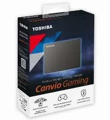 Disco Duro Externo Toshiba Canvio Gaming 1tb, Usb Type-a / Usb Type-c 2.0/3.2 Gen 1 (3.1 Gen 1), Plata