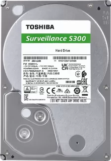 Disco Duro Toshiba S300 Surveillance 6 Tb, Serial Ata Iii, 5400 Rpm, Cache 256 Mb, 3.5