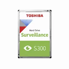 Disco Duro Interno Toshiba S300 Surveillance 1tb, Sata Iii, 5700rpm, Cache 64mb, 3.5 Pulgadas, Videovigilancia