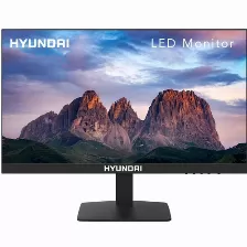  Monitor Hyundai Ht21fombk01 Lcd, 54.6 Cm (21.5), 1xvga, 1920 X 1080 Pixeles, Respuesta 6.5 Ms, 75 Hz, Panel Tft, Color Negro