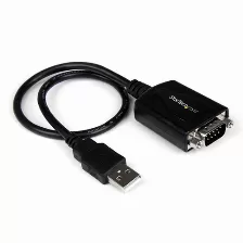 Bracket Startech.com Cable .3m Usb A Puerto Serial Serie Rs232 Db9 Con Retención Del Puerto De Asignación Com, Negro, Ce, Fcc, Mac Os X 13.0 Ventur...