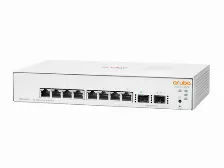 Switch Aruba, A Hewlett Packard Enterprise Company Jl680a Gestionado, Cantidad De Puertos 8, Gigabit Ethernet (10/100/1000), 20 Gbit/s, 1u, Blanco
