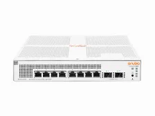 Switch Aruba, A Hewlett Packard Enterprise Company Jl681a Gestionado, Cantidad De Puertos 8, Gigabit Ethernet (10/100/1000), 20 Gbit/s, 1u, Blanco