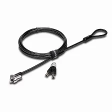  Cable Antirrobo Kensington Candado Con Llave Microsaver® 2.0 Para Ordenadores Portátiles, Llave, Acero Al Carbón, Metálico