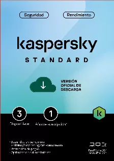  Licencia Electronica Esd Kaspersky Standard / 3 Dispositivos / 1 Ano / Base Kl1041zdcfs