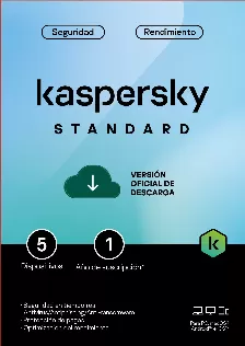 Licencia Electronica Esd Kaspersky Standard / 5 Dispositivos / 1 Ano / Base, Solo Clave De Activacion, No Devolucion-no Cancelacion