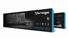Kit De Teclado Y Mouse Inalambricos Vorago Km-302, Baterias Incluidas