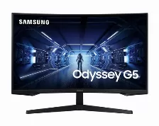  Monitor Samsung Odyssey Lcd, 27 Pulgadas Curvo, 1xhdmi, 1xdp, 2560 X 1440 Pixeles, 1 Ms, 144 Hz, Panel Goes, Amd Freesync Color Negro