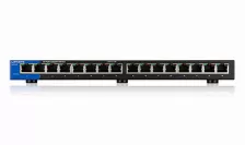 Switch Gigabit Linksys Lgs116, 16 Puertos, Ethernet, 10/100/1000 No Administrable