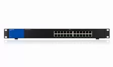 Switch Linksys 24 Puertos, Gigabit Ethernet 10, 100, 1000mbps, Montaje En Rack, Certificaion Fcc Class A, Ce, (lgs124)