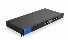 Switch Linksys 24 Puertos, 12 Puertos Poe, Gigabit Ethernet (10/100/1000), Montaje En Rack
