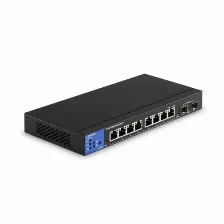 Switch Linksys Lgs310mpc Gestionable L3 Con 8 Puertos Poe Gigabit Ethernet 10/100/1000 20 Gbit/s Https Snmp Negro