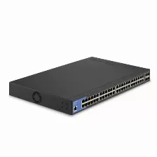 Switch Linksys Lgs352c-eu Gestionado, L3, Cantidad De Puertos 48, Puertos 48, (poe +) 4, Gigabit Ethernet (10/100/1000), 176 Gbit/s,negro