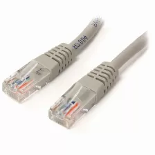  Cable De Red Startech.com Cable De Red 3m Categoría Cat5e Utp Rj45 Fast Ethernet - Patch Moldeado - Gris, 3 M, Cat5e, U/utp (utp), Rj-45, Rj-45
