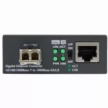 Conversor De Medios Startech.com Tipo Gigabit Ethernet, Tasa De Transferencia (máx) 1000 Mbit/s, Ieee 802.3, Ieee 802.3ab, Ieee 802.3u, Ieee 802.3z, Conector Fibra óptica Lc, Completo, Color Negro, Certificación Ce, Fcc, Reach, Taa, Distancia Max. 550 M