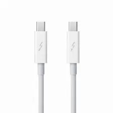  Cable Thunderbolt Apple Thunderbolt 2.0 M, Masculino, Masculino, 2 M, Blanco, 1 Pieza(s)