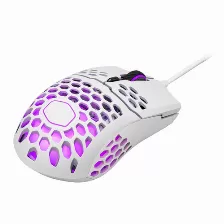 Mouse Gamer Cooler Master Mm711, Alambrico, Usb, 6 Botones, 16000 Dpi, Cable 1.8mts, Blanco Mate