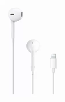  Audífonos Apple Earpods Intra Auditivo Para Llamadas/música, Micrófono En Línea, Conectividad Alámbrico, Color Blanco