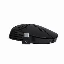 Mouse Optico Vorago Mo-208, 5 Botones, 2400 Dpi, Interfaz Rf Bluetooth, 10 M, Bateria Bateria Integrada, Color Negro