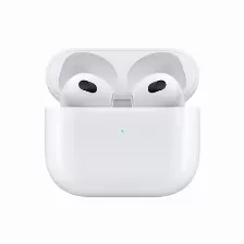 Audífonos Apple Airpods (3rd Generation) Airpods Intra Auditivo Para Llamadas/música, Micrófono Integrado, Conectividad Inalámbrico, Color Blanco