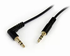  Cable De Audio Startech.com Cable Delgado De 91cm De Audio Estéreo Mini Jack De 3.5mm En ángulo Derecho Macho A Macho, 3,5mm, Macho, 3,5mm, Macho, ...