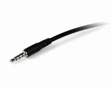 Cable De Audio Startech.com Cable De 2m Extensor De Audífonos Y Diadema Headset Mini-jack Con Plug De 3.5mm Y 4 Pines Macho A Hembra, 3,5mm, Macho, 3,5mm, Hembra, 2 M, Negro