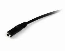 Cable De Audio Startech.com Cable De 2m Extensor De Audífonos Y Diadema Headset Mini-jack Con Plug De 3.5mm Y 4 Pines Macho A Hembra, 3,5mm, Macho, 3,5mm, Hembra, 2 M, Negro