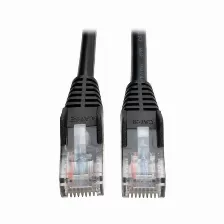 Cable De Red Tripp Lite N001-007-bk Cable Ethernet (utp) Moldeado Snagless Cat5e 350 Mhz (rj45 M/m), Poe - Negro, 2.13 M [7 Pies], 2.13 M, Cat5e, U/utp (utp), Rj-45, Rj-45