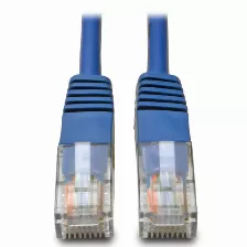 Cable De Red Tripp Lite N002-001-bl Cable Ethernet (utp) Moldeado Cat5e 350 Mhz (rj45 M/m), Poe - Azul, 30.48 Cm [1 Pie], 0.30 M, Cat5e, U/utp (utp), Rj-45, Rj-45