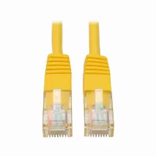 Cable De Red Tripp Lite N002-001-yw Cable Ethernet (utp) Moldeado Cat5e 350 Mhz (rj45 M/m), Poe - Amarillo, 30.48 Cm [1 Pie], 0.3 M, Cat5e, U/utp (utp), Rj-45, Rj-45