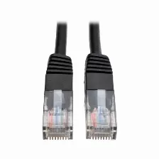 Cable De Red Tripp Lite N002-002-bk Cable Ethernet (utp) Moldeado Cat5e 350 Mhz (rj45 M/m), Poe - Negro, 61 Cm [2 Pies], 0.61 M, Cat5e, U/utp (utp), Rj-45, Rj-45
