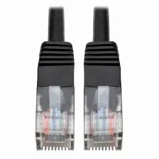 Cable De Red Tripp Lite N002-012-bk Cable Ethernet (utp) Moldeado Cat5e 350 Mhz (rj45 M/m), Poe - Negro, 3.66 M [12 Pies], 3.7 M, Cat5e, U/utp (utp), Rj-45, Rj-45
