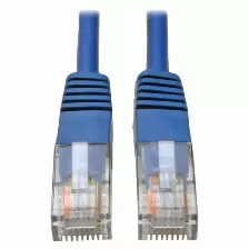 Cable De Red Tripp Lite N002-030-bl Cable Ethernet (utp) Moldeado Cat5e 350 Mhz (rj45 M/m), Poe - Azul, 9.14 M [30 Pies], 9.1 M, Cat5e, U/utp (utp), Rj-45, Rj-45