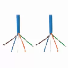 Cable De Red Tripp Lite N022-01k-bl Cable Ethernet A Granel De Pvc (utp) Con Núcleo Sólido Cat5e 350 Mhz - Azul, 304.8 M [1000 Pies], Taa, 305 M, Cat5e, Rj-45, Rj-45