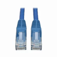  Cable De Red Tripp Lite N201-001-bl Cable Ethernet (utp) Moldeado Snagless Cat6 Gigabit (rj45 M/m), Poe, Azul, 30.48 Cm [1 Pie], 0.3 M, Cat6, U/utp...