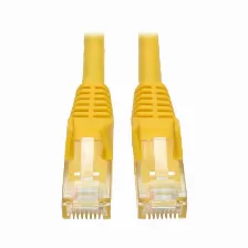 Cable De Red Tripp Lite N201-001-yw Cable Ethernet (utp) Moldeado Snagless Cat6 Gigabit (rj45 M/m), Poe, Amarillo, 30.48 Cm [1 Pie], 0.3 M, Cat6, U/utp (utp), Rj-45, Rj-45