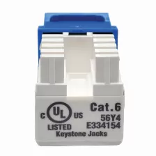 Conector Keystone Jack 110 Punchdown Cat6/cat5erojo.