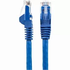 Cable De Red Startech.com Cable De 10m Cat6 Ethernet - Lszh - Cable De Red Rj45 Utp De 10gb - 650mhz - Poe De 100w - Snagless Con Alivio De Tensión - Sin Enganche - Etl - Azul, 10 M, Cat6, U/utp (utp), Rj-45, Rj-45