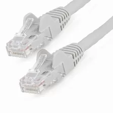 Cable De Red Startech.com Cable De 10m Cat6 Ethernet - Lszh - Cable De Red Rj45 Utp De 10gb - 650mhz - Poe De 100w - Snagless Con Alivio De Tensión - Sin Enganche - Etl - Gris, 10 M, Cat6, U/utp (utp), Rj-45, Rj-45