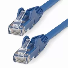 Cable De Red Startech.com Cable De 7m Cat6 Ethernet - Lszh - Cable De Red Rj45 Utp De 10gb - 650mhz - Poe De 100w - Snagless Con Alivio De Tensión - Sin Enganche - Etl - Azul, 7 M, Cat6, U/utp (utp), Rj-45, Rj-45
