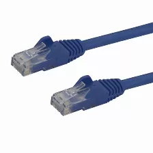  Cable De Red Startech.com Cable De Red Ethernet Snagless Sin Enganches Cat 6 Cat6 Gigabit 1m - Azul, 1 M, Cat6, U/utp (utp), Rj-45, Rj-45