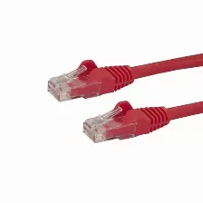 Cable De Red Startech.com Cable De 2m Rojo De Red Gigabit Cat6 Ethernet Rj45 Sin Enganche - Snagless, 2 M, Cat6, U/utp (utp), Rj-45, Rj-45
