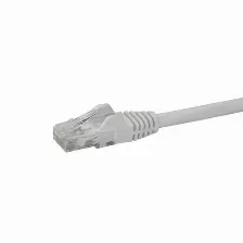 Cable De Red Startech.com Cable De 2m Blanco De Red Gigabit Cat6 Ethernet Rj45 Sin Enganche - Snagless, 2 M, Cat6, U/utp (utp), Rj-45, Rj-45