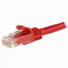 Cable De Red Startech.com Cable De Red Ethernet Cat6 Snagless De 3m Rojo - Cable Patch Rj45 Utp, 3 M, Cat6, U/utp (utp), Rj-45, Rj-45