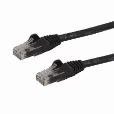  Cable De Red Startech.com Cable De Red De 15cm Negro Cat6 Utp Ethernet Gigabit Rj45 Sin Enganches, 0.2 M, Cat6, U/ftp (stp), Rj-45, Rj-45
